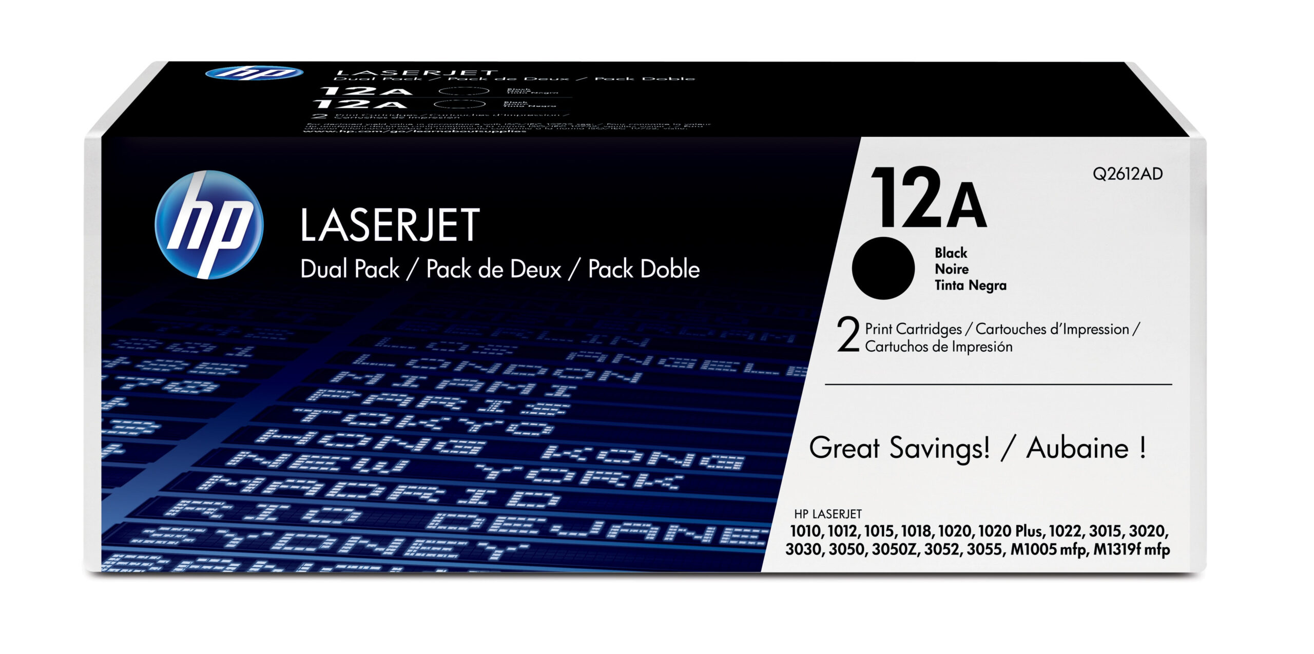 TONER HP 12A  DUAL PACK (2 PIEZAS) Q2612AD