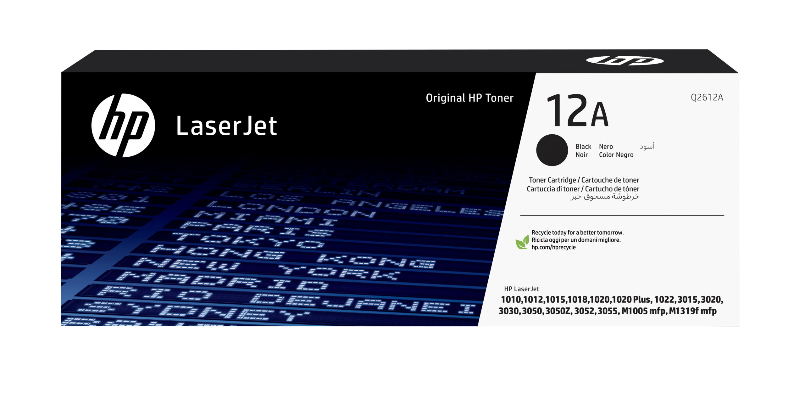 TONER HP 12A PARA 1015/1020/1018/3015/3020/3030 Q2612A