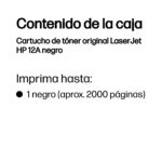 Toner HP 12A Para 1015/1020/1018/3015/3020/3030 Q2612A