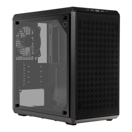 Gabinete Cooler Master Masterbox Q300L V2, Mini Tower/Micro-ATX/Mini-Itx/Ventana Cristal/Sin Fuente/Argb/Color Negro, Q300Lv2-Kgnn-S01