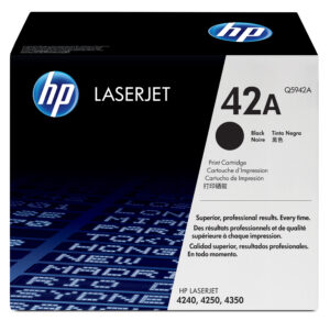 TONER HP 42A P/LASERJET 4250/4350 NEGRO Q5942A (10,000 PAG.)