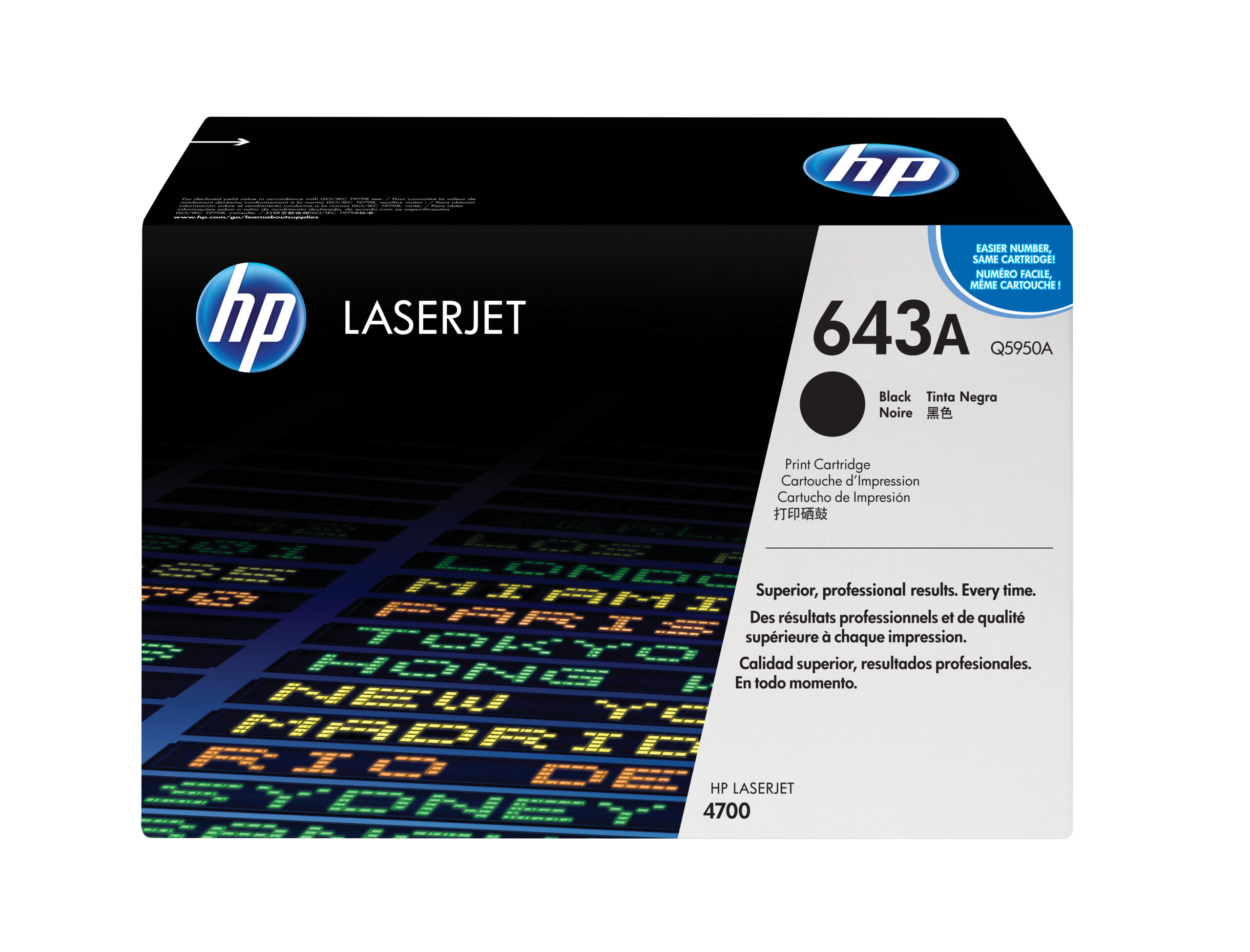 TONER HP Q5950A NEGRO 11,000 PAGINAS P/LASER 4700