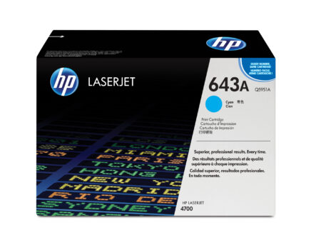 Toner HP Q5951A Cyan 10,000 Paginas P/Laser 4700