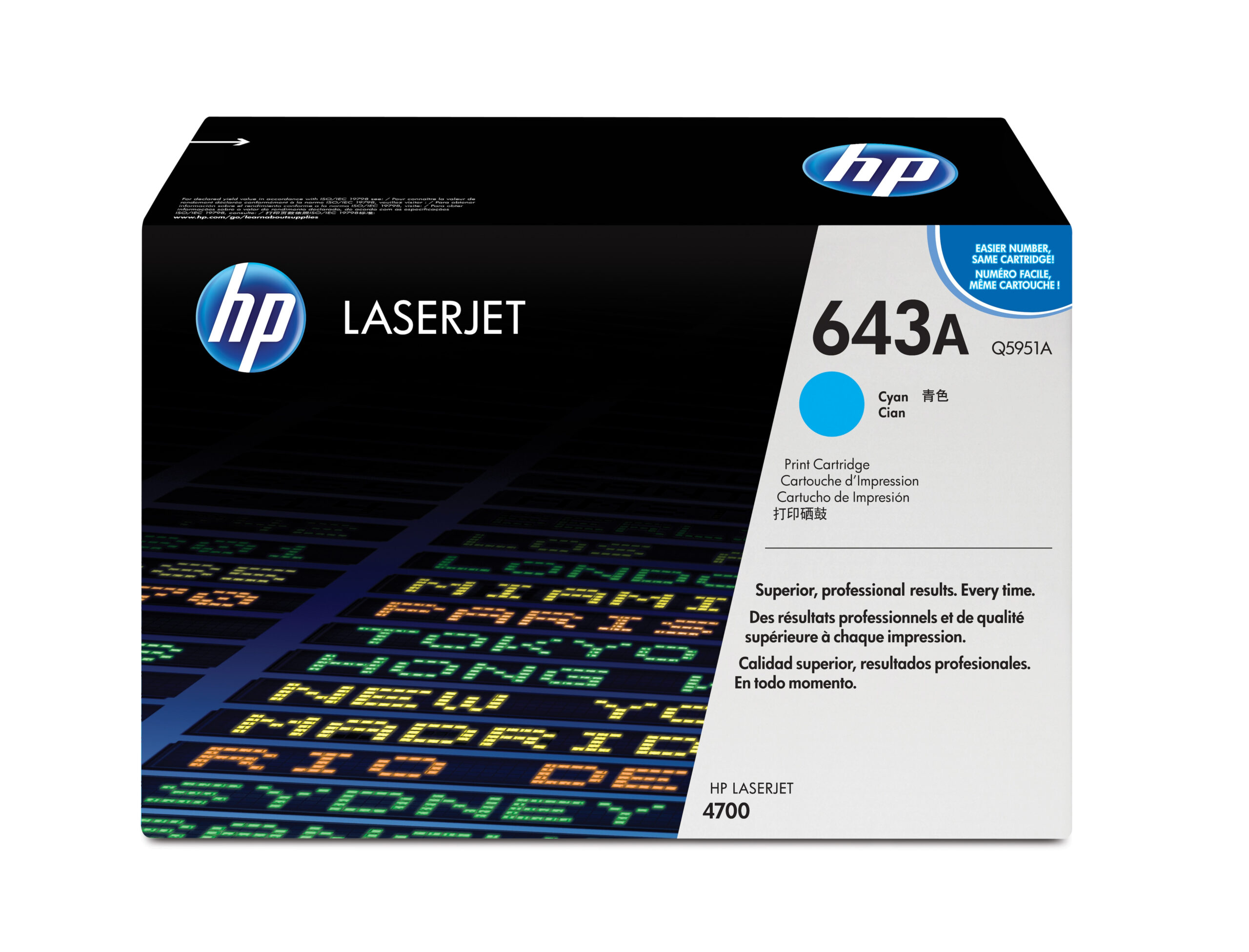 TONER HP Q5951A CYAN 10,000 PAGINAS P/LASER 4700