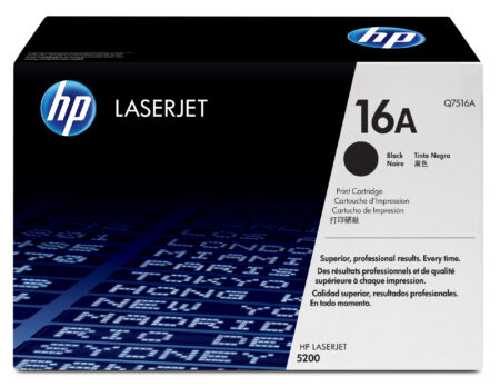 Toner HP 5200 Negro 12,000 Paginas, Q7516A