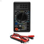 Qian Multimetro Digital Pantalla LCD De 3 Y Medio Digitos - Muestreo 2 Veces X Segundo, Bateria 9V Neda O 6F22 Incluidos Mod. Qad-90011