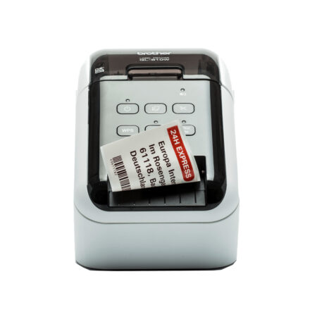 Impresora De Tickets Brother Ql810W Termica Directa, Inalambrico, USB, WiFi, 300X600Dpi, 58.42Mm, Blanco/Negro