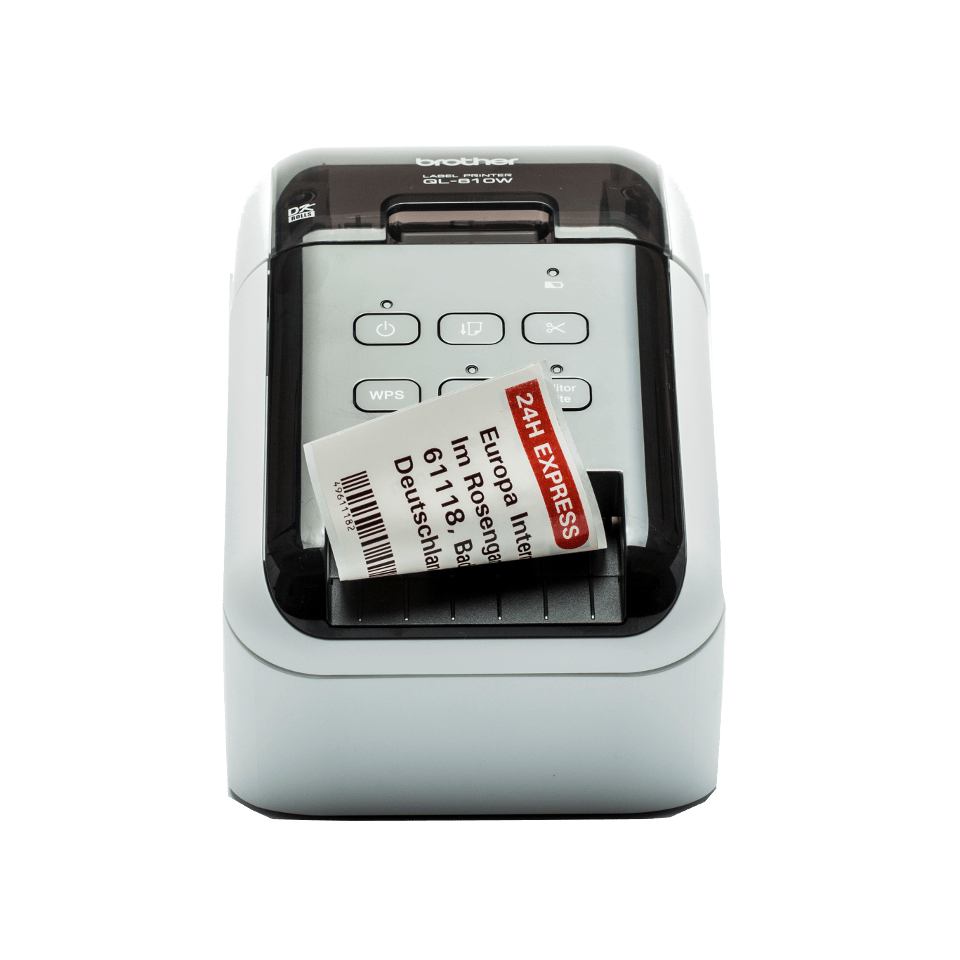 Impresora De Tickets Brother Ql810w Termica Directa, Inalambrico, Usb, Wifi, 300x600dpi, 58.42mm, Blanco/negro