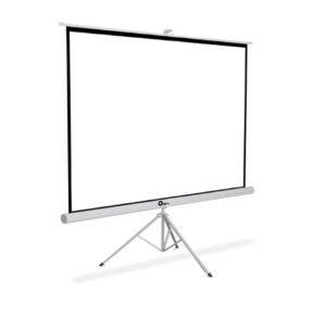 Pantalla Para Proyeccion 120" Con Tripie Qian Qpd-69603 Blanco Mate