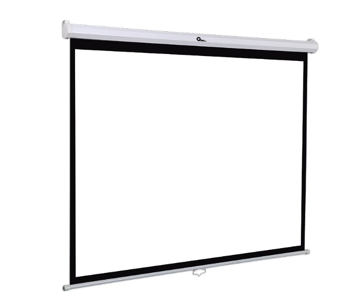 Pantalla Para Proyeccion 120" Manual Qian Qpg-69503 Guding Blanco Mate