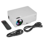 Videoproyector Qian Qxp 1280-720/200 Lumenes/1280X720/LCD/Bluetooth/Inalambrico/Con Bocinas/Blanco/Qxp-Ethrx