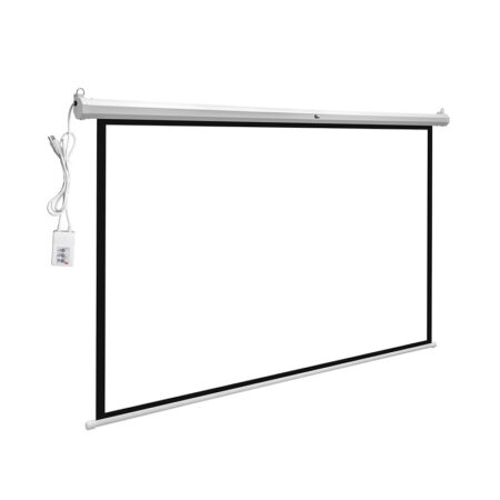 Pantalla Para Proyeccion 100″ Manual Qian Qxs-1E100/Electrica/Color Blanco