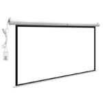 Pantalla Para Proyeccion 120" Electrica Qian Qxs-1E120, Color Blanco