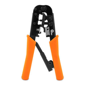 Qian Pinza Ponchadora 3 En 1 Para Cable Utp Cat3, Cat5, Cat5e, Cat6 Conectores Rj11 Y Rj45, Pelado, Corte, Prensado Mod. Qyz-042ct