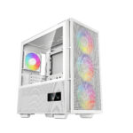 Gabinete Deepcool Ch560/Midi-Tower/Ventana Vidrio Templado/Sin Fuente/4 Ventiladores/Color Blanco/Micro-ATX/Mini-Itx/E-ATX/R-Ch560-Whape4D-G-1