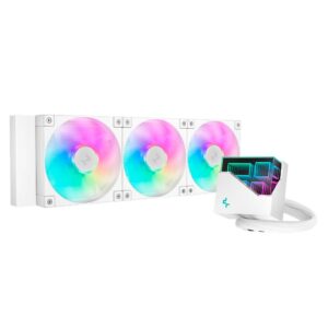 ENFRIAMIENTO LIQUIDO DEEPCOOL LT360/ARGB/3X120MM/600-2400RPM/COLOR BLANCO/R-LT360-WHAMNC-G-1