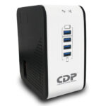 REGULADOR CDP R2CU-AVR1008 DE 1000VA/400W 8 CONTACTOS C/USB