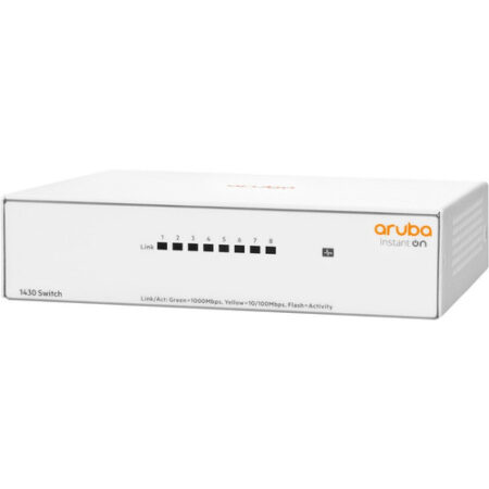 Switch Hpe Aruba R8R45A, Instant On 1430 Con 8 Puertos RJ45 10/100/1000 Mbps No Administrable