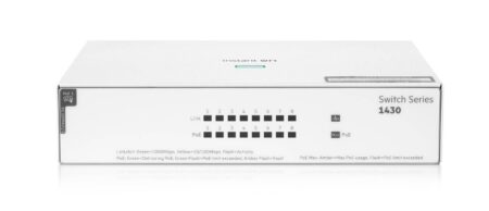 Switch Hpe Aruba Instant On 1430 R8R46A/8 Puertos/No Administrable/64W/16Gbits/8192 Entradas
