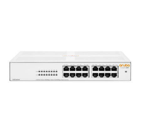 Switch Hpe Aruba Instant On 1430 R8R47A, Con 16 Puertos RJ45 10/100/1000 Mbps,32 Gbit/S, 8192 Entradas