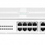 Switch Hpe Aruba R8R48A/16 Puertos PoE 10/100/1000Mbps/No Administrable/32 Gbit/S/Color Blanco