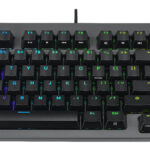 TECLADO ALAMBRICO OPTO MECANICO ASUS RA07 TUF K3 GEN II/RD/CA/ABS/COLOR DE SWITCH RGB AURA SYNC/IDIOMA INGLES/COLOR NEGRO