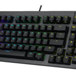 TECLADO ALAMBRICO OPTO MECANICO ASUS RA07 TUF K3 GEN II/RD/CA/ABS/COLOR DE SWITCH RGB AURA SYNC/IDIOMA INGLES/COLOR NEGRO