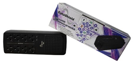 Regulador Datashield Rad2000 – 8, Negro, Hogar Y Oficina, 2000 VA, 1000 W