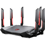 ROUTER INALAMBRICO MSI RADIX AXE6600 WIFI 6E TRI-BAND /2.4/5/6GHZ/DOBLE BANDA/PARA GAMING WI-FI 6E/4804 MBIT/S/5X RJ-45