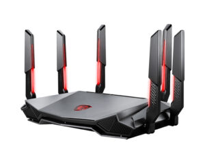 ROUTER INALAMBRICO MSI RADIX AXE6600 WIFI 6E TRI-BAND /2.4/5/6GHZ/DOBLE BANDA/PARA GAMING WI-FI 6E/4804 MBIT/S/5X RJ-45