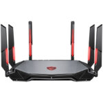 Router Inalambrico MSI Radix Axe6600 WiFi 6E Tri-Band /2.4/5/6Ghz/Doble Banda/Para Gaming Wi-Fi 6E/4804 Mbit/S/5X Rj-45