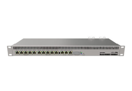 Routerboard Mikrotik Dude Edition, 13Puertos Gigabit, Almacenamiento M.2 60Gb Para Base De Datos Dude, Rb1100Ahx4-De