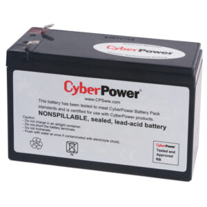 Bateria De Reemplazo Cyberpower - 12 V, Negro