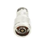 ADAPTADOR EN ANGULO RECTO RF INDUSTRIES,LTD CONECTOR N MACHO A N HEMBRA, COLOR PLATA/ORO/TEFLON, RFN-1012-1