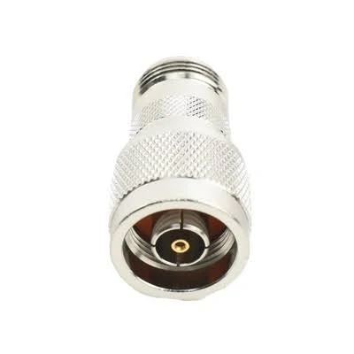 ADAPTADOR EN ANGULO RECTO RF INDUSTRIES,LTD CONECTOR N MACHO A N HEMBRA, COLOR PLATA/ORO/TEFLON, RFN-1012-1