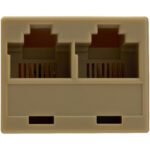 Cable Adaptador Splitter RJ45 2Hem-1Mach, 33Cm, Rj45Splitter