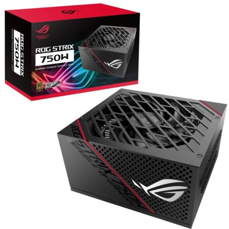 FUENTE DE PODER 750W ASUS ROG-STRIX-750G 80 PLUS GOLD/MODULAR/ATX/COLOR NEGRO