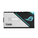 FUENTE DE PODER 850W ASUS/MODULAR,PANTALLA OLED,RGB,80PLUS PLATINUM II, ROG-THOR-850P2-GAMING