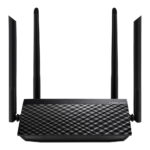 Router ASUS Rt-Ac1200_V2 - 300 + 867 Mbps, Antena Externa X 4, Transmitir / Recibir Tecnología MIMO 2, 4 Ghz 2 × 2, 5 Ghz 2 × 2