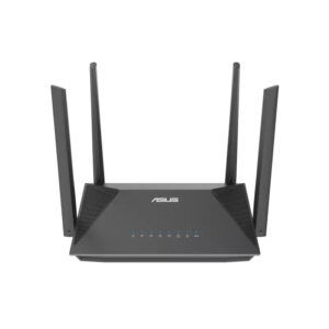 ROUTER INALAMBRICO ASUS RT-AX52 BANDA DUAL, CON AIMESH, 1201 MBIT/S, 4X RJ-45, 2.4/5GHZ, CON 4 ANTENAS EXTERNAS