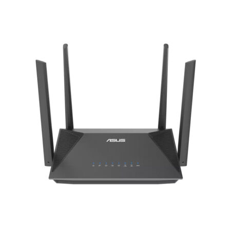 Router Inalambrico ASUS Rt-Ax52 Banda Dual, Con Aimesh, 1201 Mbit/S, 4X Rj-45, 2.4/5Ghz, Con 4 Antenas Externas