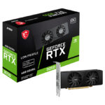 T/Video MSI Geforce Rtx 3050 Lp 6G Oc/6Gb Gddr6/PCIE 4.0 X16/HDMI/DP/1492Mhz