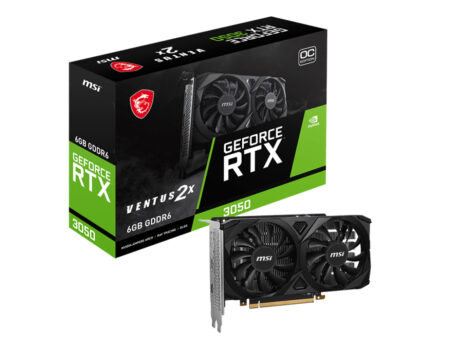 T/Video MSI Geforce Rtx 3050 Ventus 2X 6G Oc/6Gb/Gddr6/96Bit/1492Mhz/DP/HDMI/PCI Express Gen 4.0