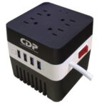 REGULADOR CDP RU-AVR604 DE 600VA/300W 4 CONTACTOS, 4 USB
