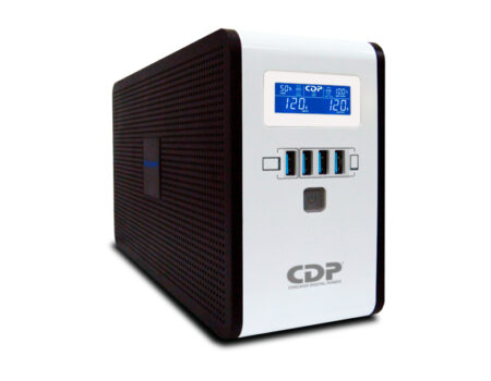 No-Break Cdp Ru-Smart1010 1000Va/500W UPS Interactiva Avr 10 Salidas – 560 Joules, Proteccion RJ45, LCD, Software 120 Vac