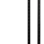 Rack Vertical Enson Ens-Rack244 De 42Ur/2 Postes Empotrable/Compatible Con Todos Los Accesorios De Racks Y Gabinetes Enson/Color Negro