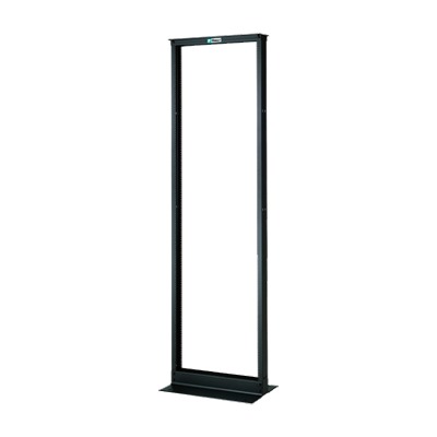 Rack De Dos Postes Estandar Panduit R2Ps 9″/Rieles Numerados Y Roscados/12-24/Acero/Color Negro