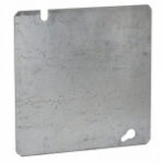 Tapa Cuadrada Ciega De Acero Galvanizado Raco Hub-832 De 4 11/16"