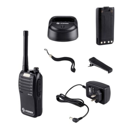 Radio Portatil Steren Rad-530 16 Canales, 400-470 Mhz, 2 Vias Rad-530, Hasta 7Km, Negro