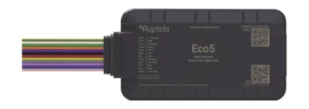 Rastreador Gps Vehicular Ruptela Eco5 Conectividad Lte Cat1 Y Lte-M/Ble 5.0/Gnss U-Blox/Carcasa IP54/Bateria Interna De Respaldo/Detecta Interferencias
